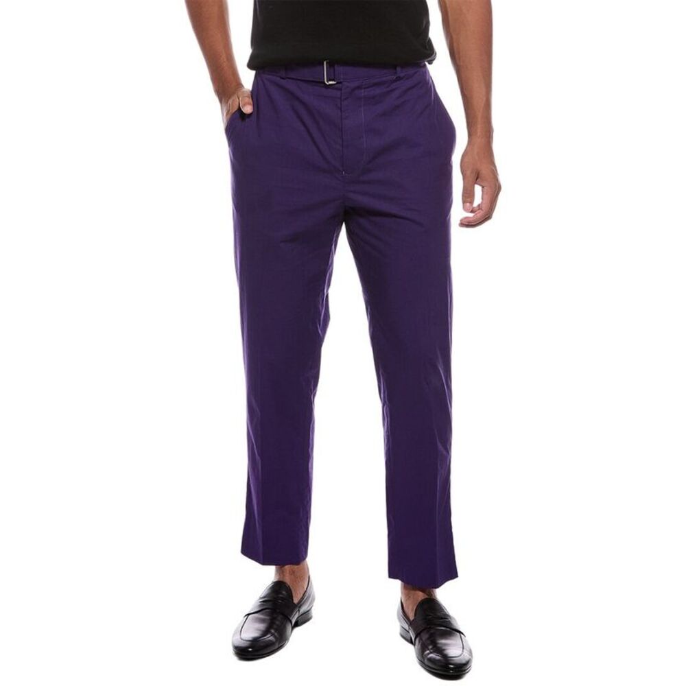 Officine Générale Mens  Owen Poplin Trouser, Purple